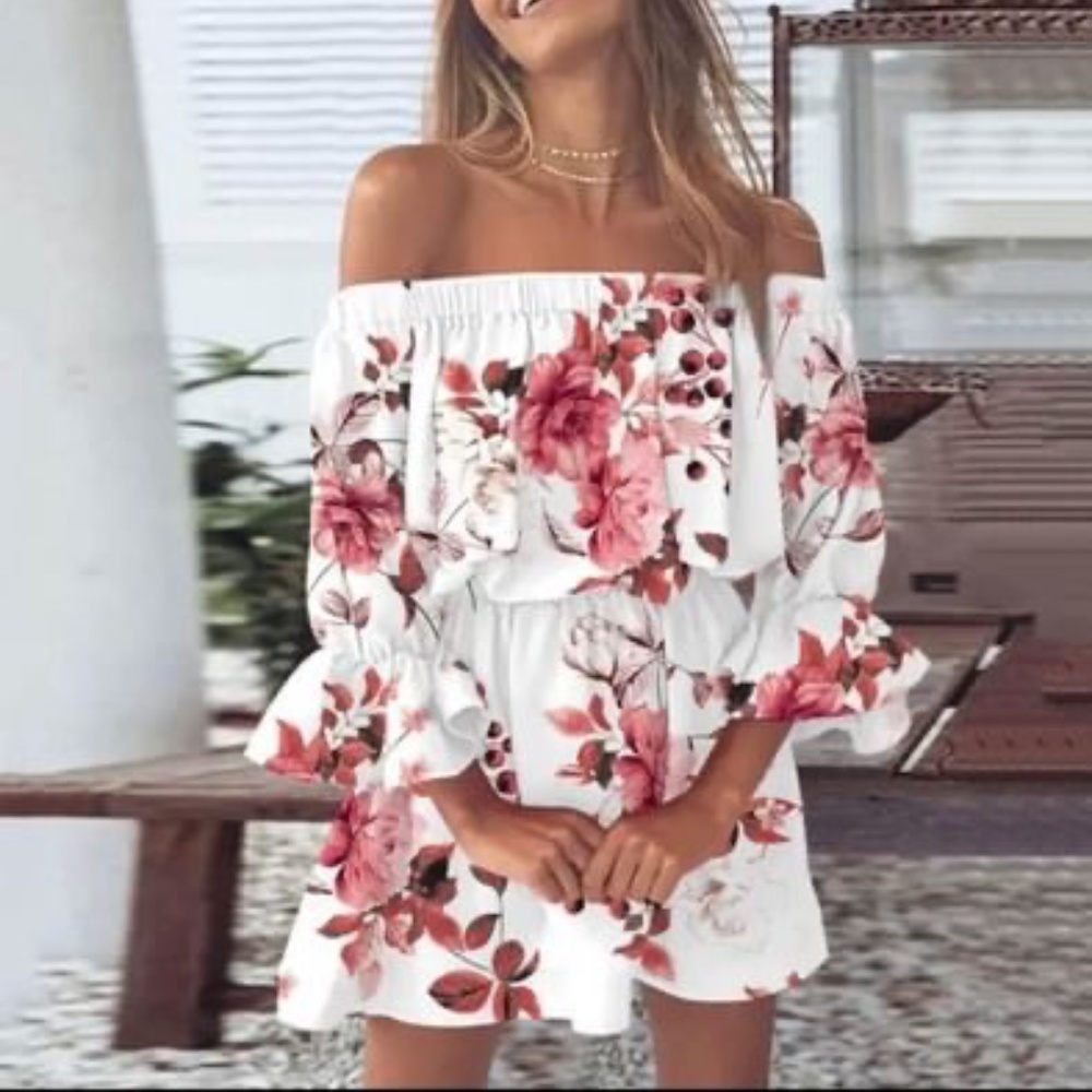 Off shoulder dress for women